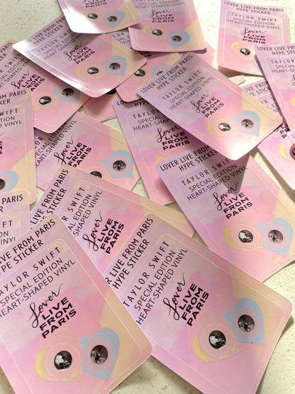 Taylor Swift Lover Live From Paris Hype Sticker