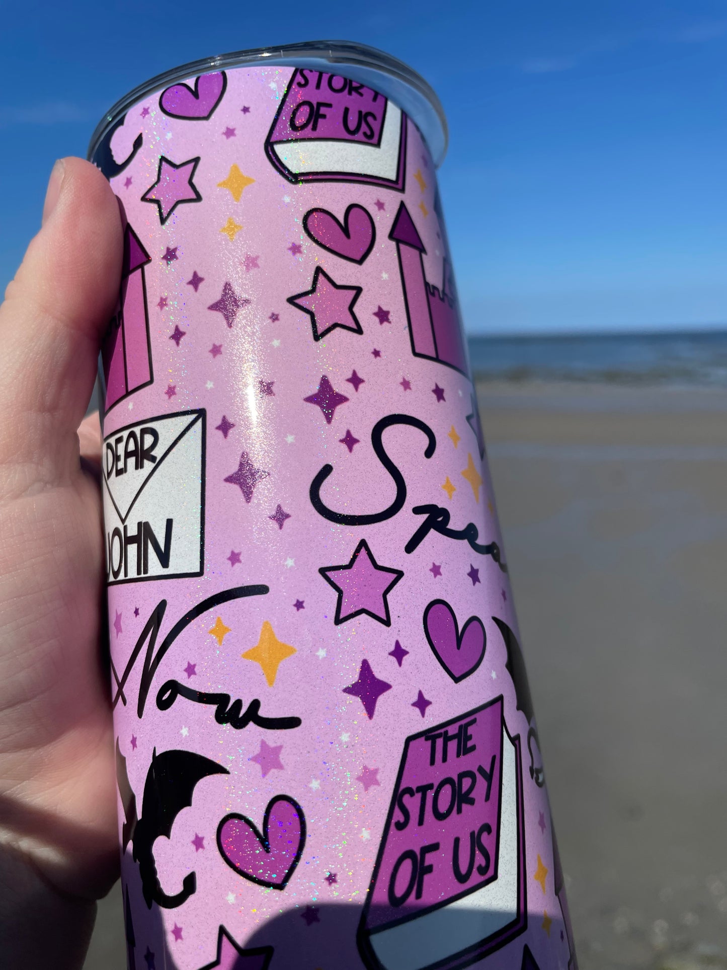 20oz Taylor Swift Era Pattern Tumbler
