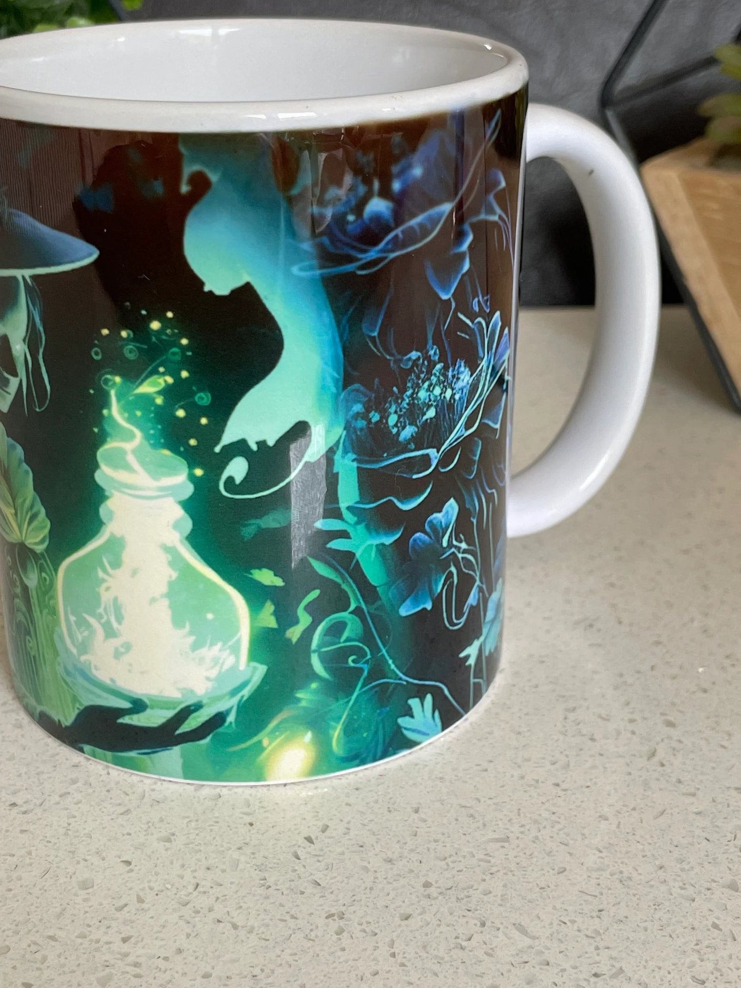 11oz Halloween witch mug, Halloween witches brew mug, Green witches Cup, Custom Tea Cup, Halloween coffee cup, Hot Drink mug, witches Halloween