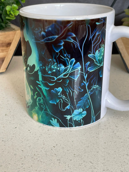 11oz Halloween witch mug, Halloween witches brew mug, Green witches Cup, Custom Tea Cup, Halloween coffee cup, Hot Drink mug, witches Halloween
