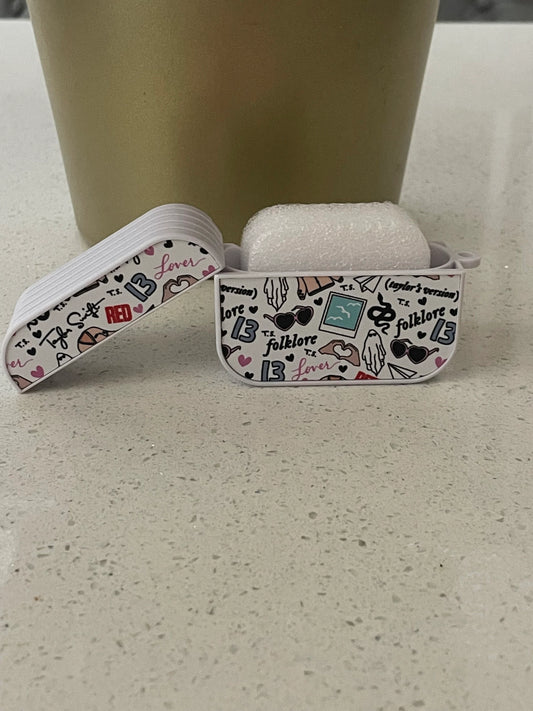 Taylor Swift Era Pattern Apple AirPod Case