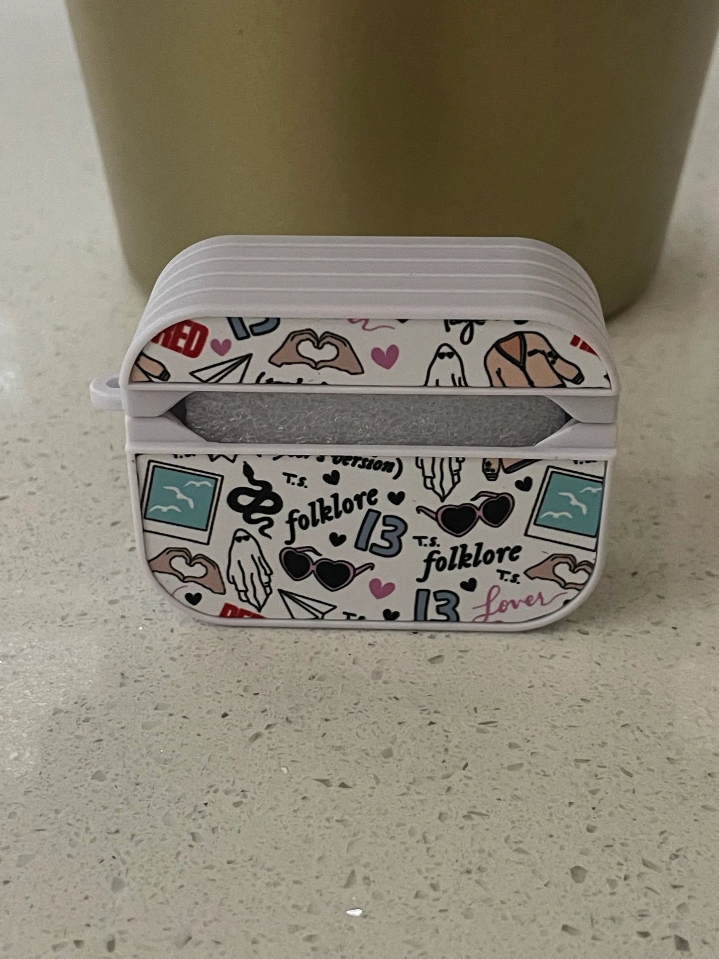 Taylor Swift Era Pattern Apple AirPod Case