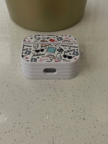 Taylor Swift Era Pattern Apple AirPod Case