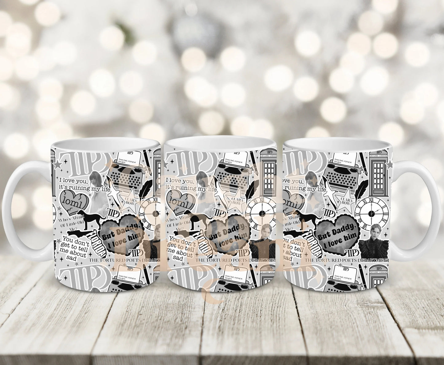 11oz Taylor Swift Era Pattern Mug (Version 2)