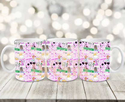 11oz Taylor Swift Era Pattern Mug (Version 2)
