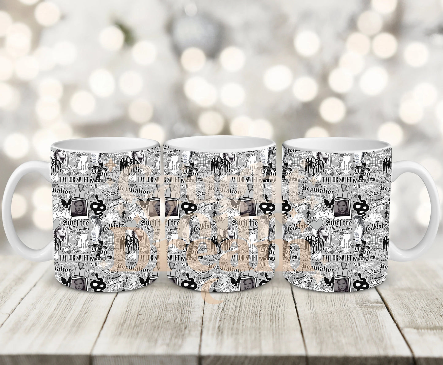 11oz Taylor Swift Era Pattern Mug (Version 2)