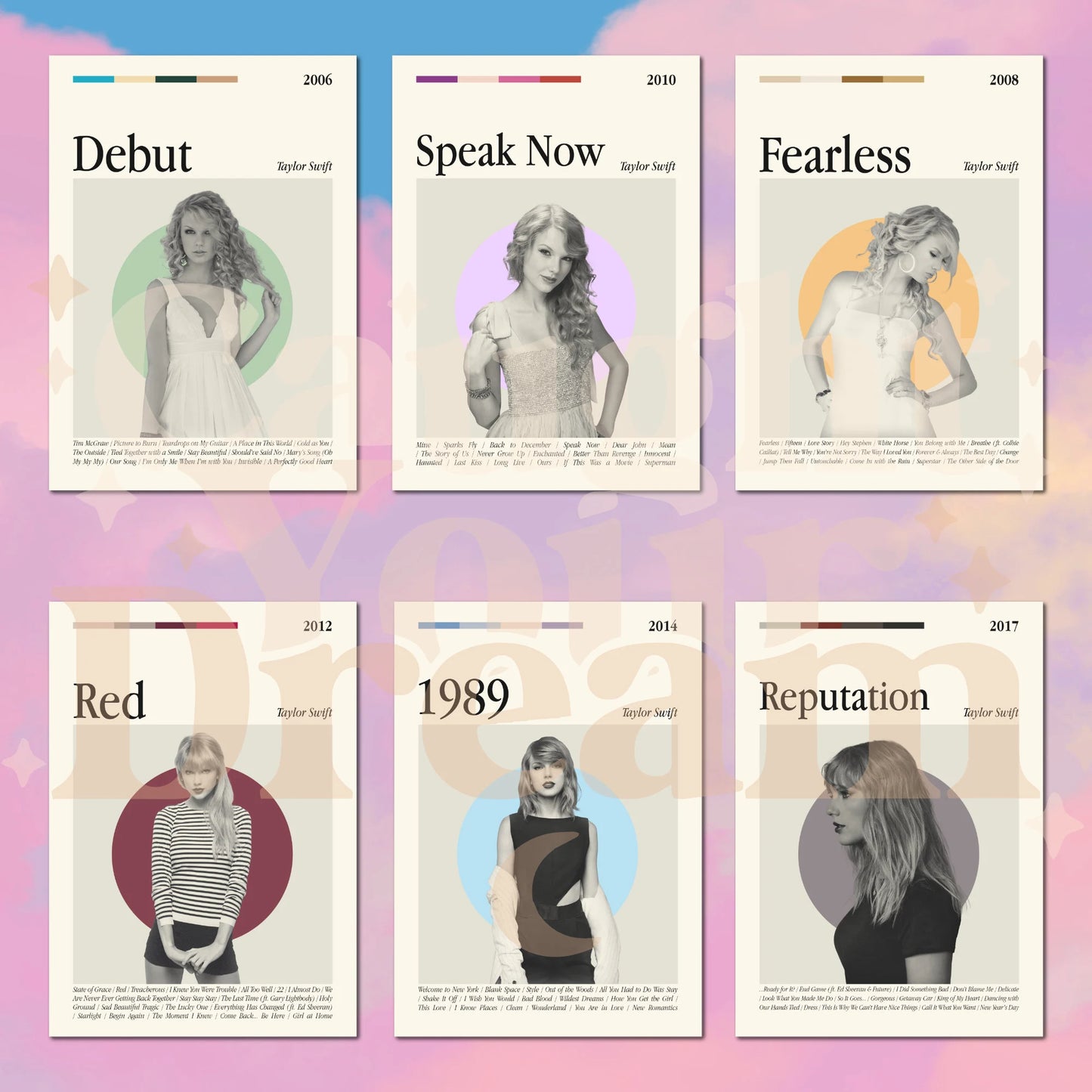 Taylor Swift The Eras  Poster