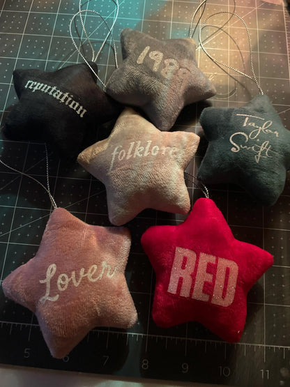 Taylor Swift Era Star Plush ornament